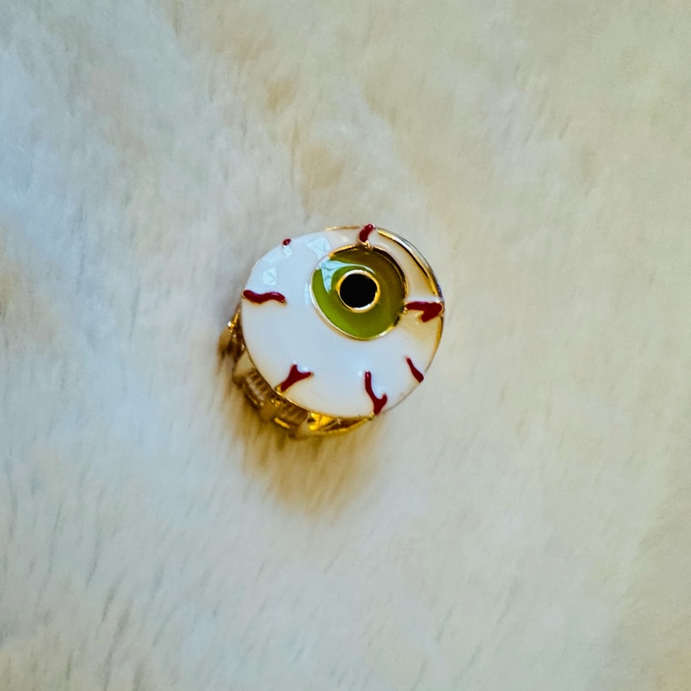 Eyeball Design Mini Hair Claw Clip